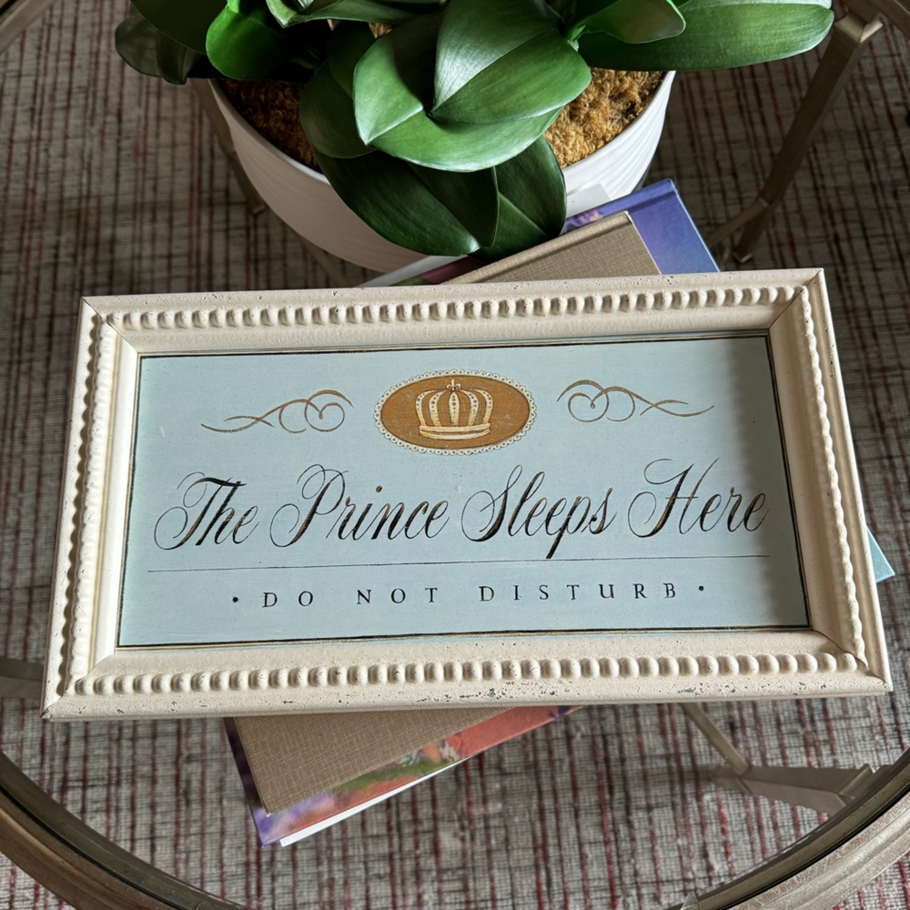 Frame “The Little Prince Sleeps Here” 💙